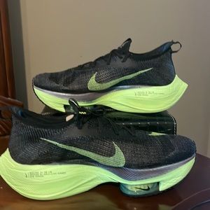 Nike Air Zoom Alphafly Next% size 11 wmns Valerian blue/black lime blast
